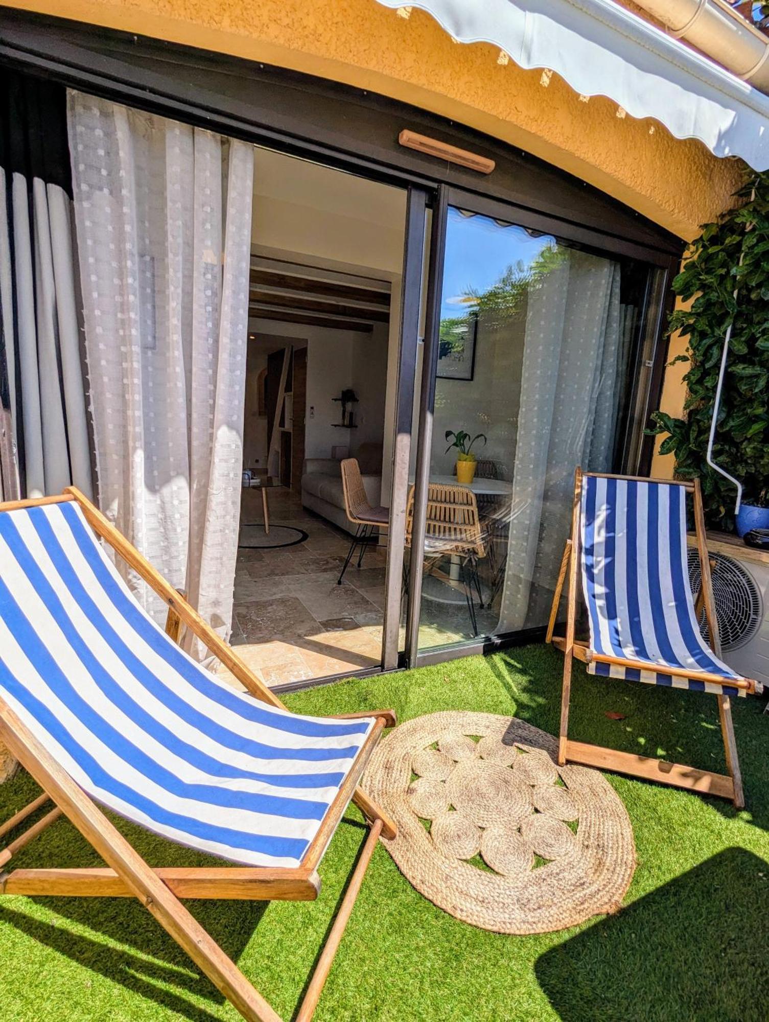 Evasion Au Calme - Maison Cosy Avec Piscine Et Tennis Saint-Vallier-de-Thiey Zewnętrze zdjęcie